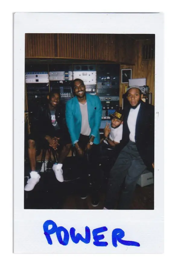 Kobe, Yeezy, Swizz and Mos Def In Studio Circa 2010