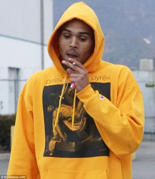 chris brown-post throwing bodyguard off plane-b-the jasmine brand