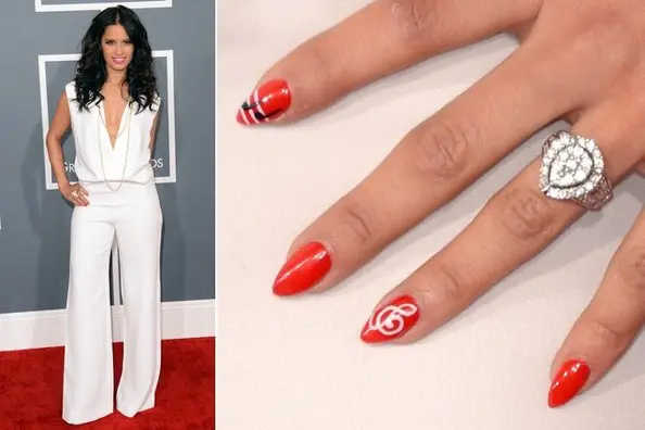 Rocsi Diaz-Nail Art-Grammys-Fashion-thejasminebrand