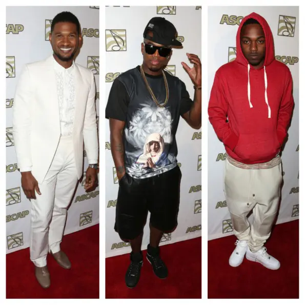 usher-neyo-kendrick lamar-ascap 2013-the jasmine brand