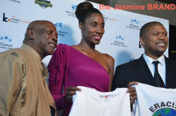 lois gossett jr-lisa leslie-espys education event-the jasmine brand