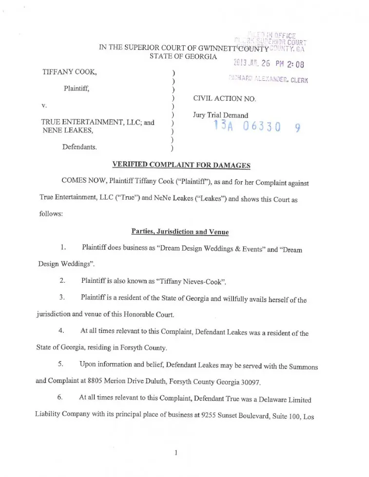 nene leakes sued by ex wedding planner-the jasmine brand