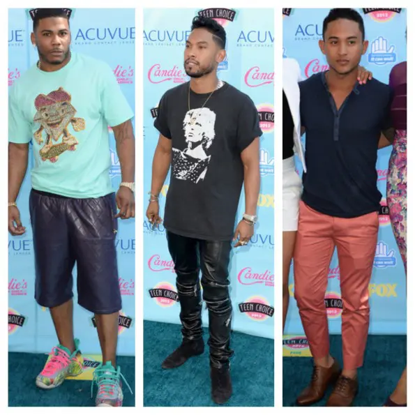 nelly-tahj mawry-miguel-teen choice awards 2013-the jasmine brand
