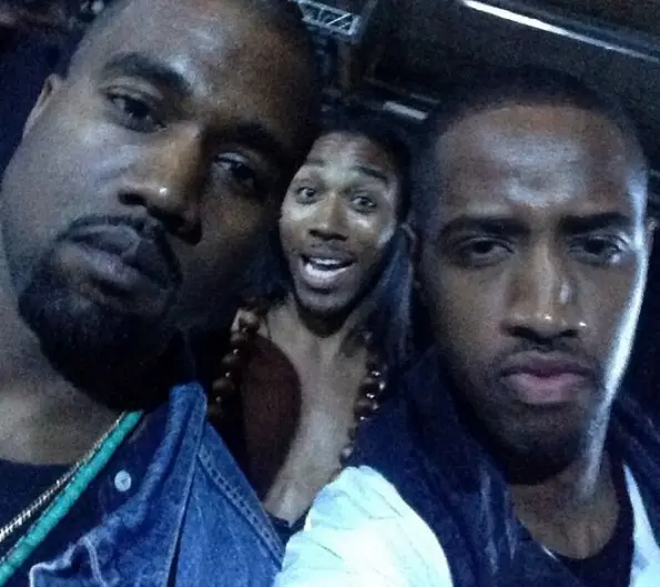 b-kanye west-new york fashion week 2013-alexander wang show-the jasmine brand