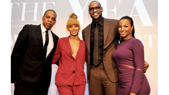 beyonce and jay z-wedding singers-lebron james wedding-the jasmine brand