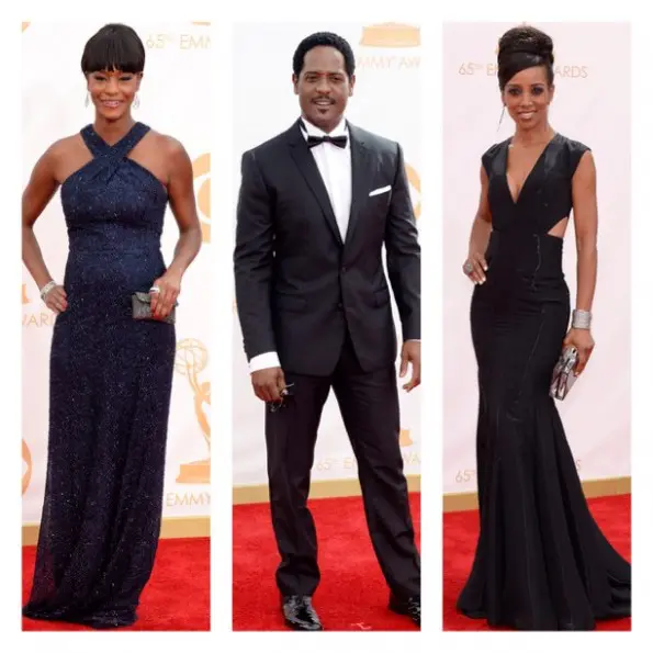 blair underwood-shaun robinson-emmy awards red carpet 2013-the jasmine brand
