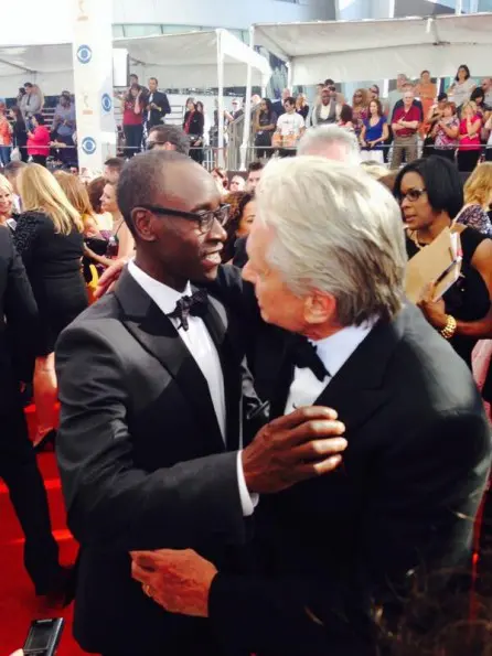 don cheadle-michael douglas-emmys red carpet 2013-the jasmine brand