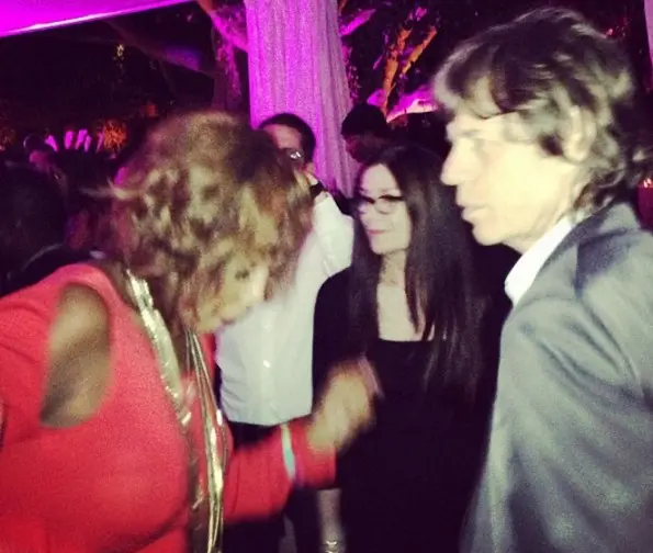gayle king-dances with mick jagger 2013-the jasmine brand