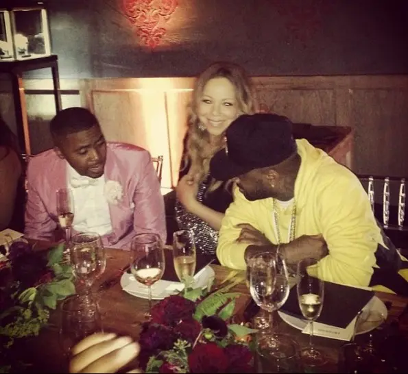 nas-mariah carey-jd-nas 40th birthday party-the jasmine brand