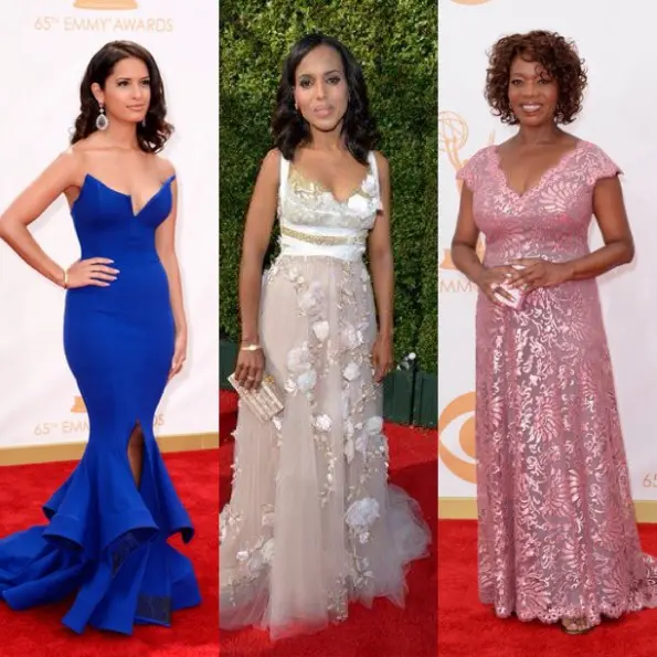 rocsi diaz-kerry washington-alfre woodard-emmy awards red carpet 2013-the jasmine brand