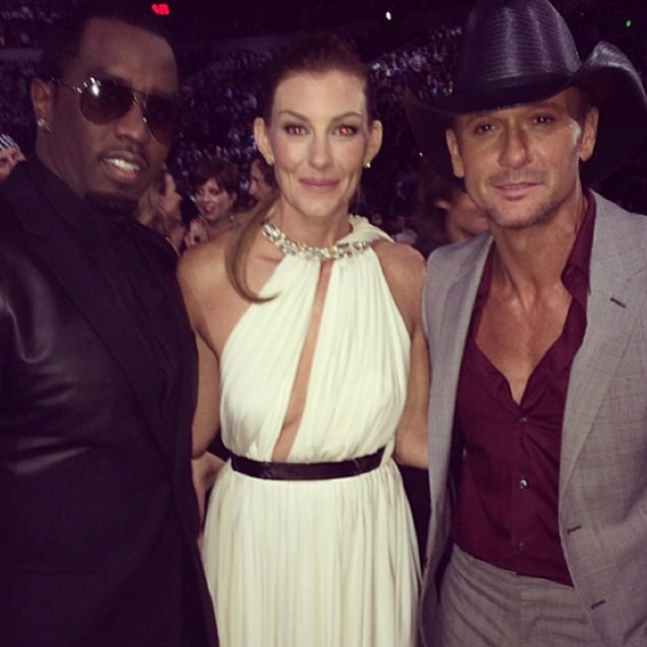 Diddy Attends The CMA Awards-Faith Hill-Tim McGraw-The Jasmine Brand.jpg