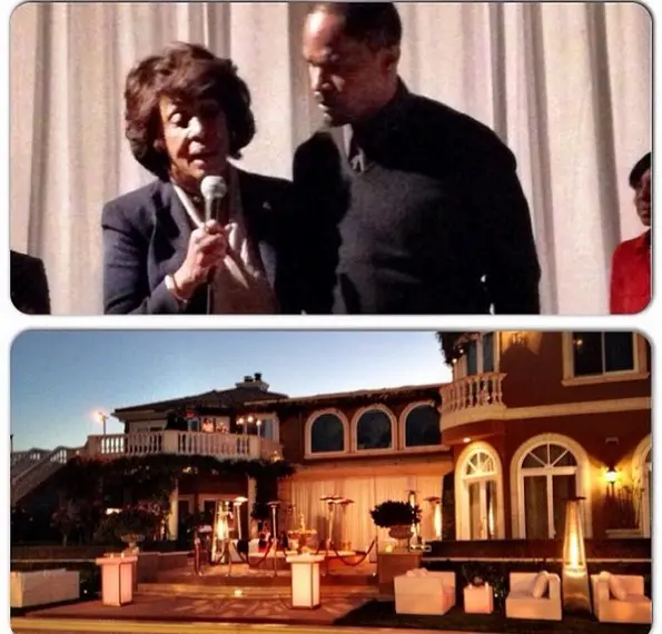 congress woman maxine waters-jamie foxx-hosts trayvon martin-hollywood charity event-the jasmine brand