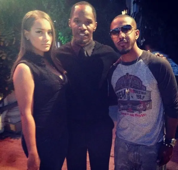 marques houston-jamie foxx-hosts trayvon martin-hollywood charity event-the jasmine brand