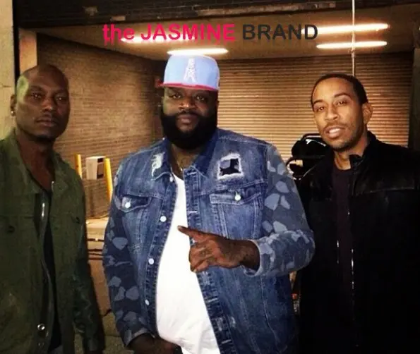 tyrese-rick ross-ludacris-fast furious 7-atlanta shoot-the jasmine brand