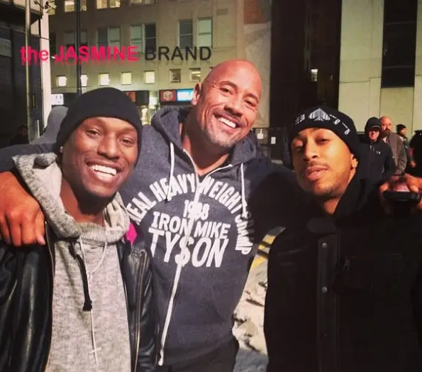 tyrese-the rock-ludacris-fast furious 7-the jasmine brand