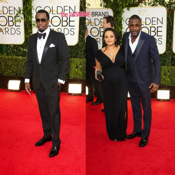 diddy-idris elba-baby mama girlfriend-golden globe awards 2014-the jasmine brand