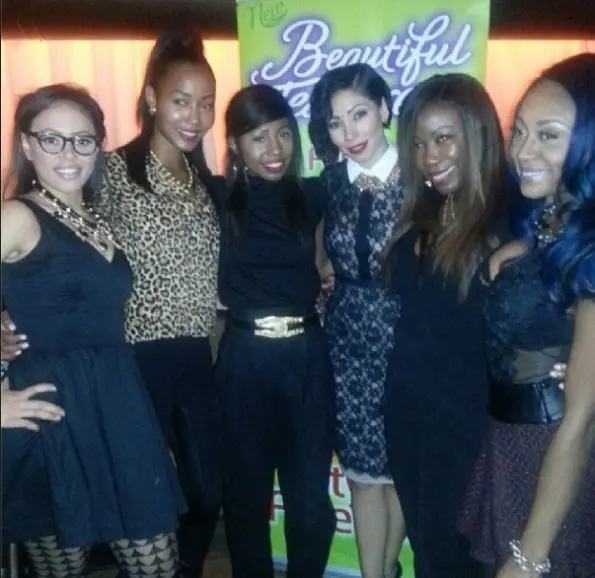 group shot-bridget kelly-elle varner-womens power dinner-beautiful textures-the jasmine brand