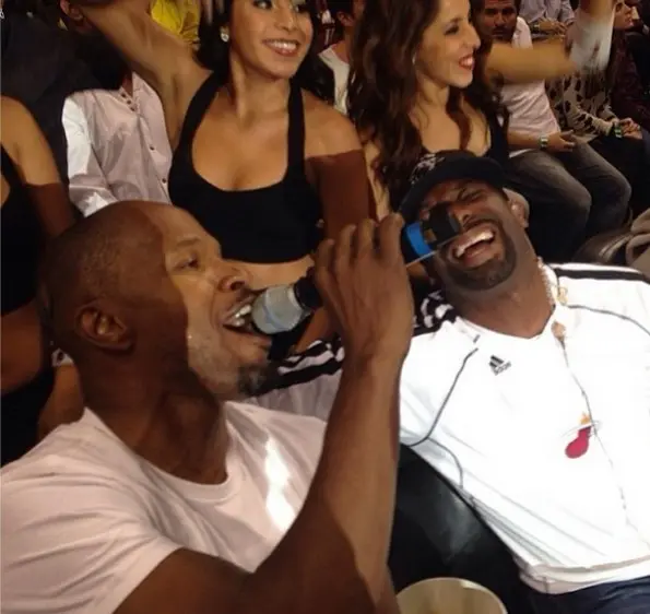 jamie foxx-sings american airlines arena-the jasmine brand