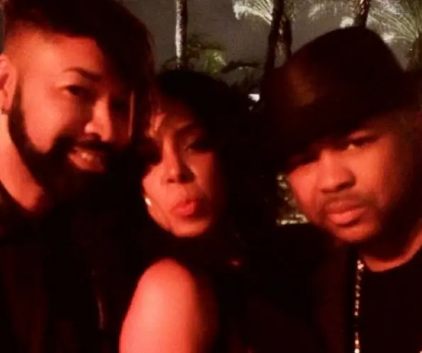 ty hunter-kelly rowland-the dream-beyonce new years eve 2014 versace house party-the jasmine brand