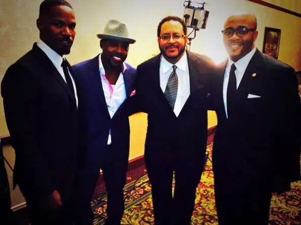 jamie foxx-will packer-michael eric dyson-trayvon martin foundation dinner 2014-the jasmine brand