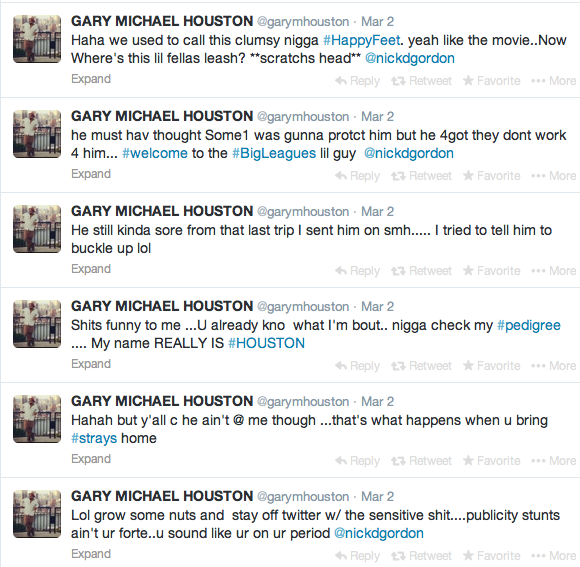 Gary Houston-Tweets-Nick Gordon Fight-The Jasmine Brand