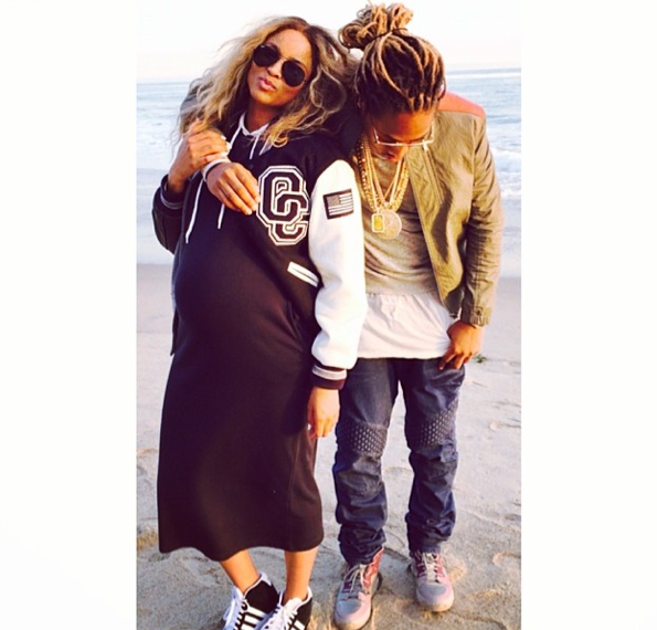 Ciara and Future Baby Bump-The Jasmine Brand