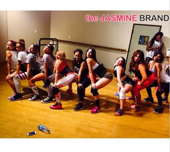 group-karrueche tran-tiny-christina milian-celebrity private twerk lessons 2014-thejasmine brand