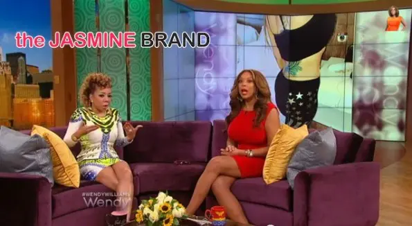 tameka tiny cottles-admits to fake booty-wendy williams-the jasmine brand
