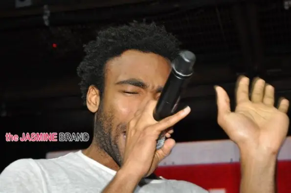 Childish Gambino gets into his performance