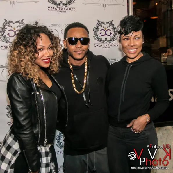 Meagan Good Eric Bellinger and La'Myia Good