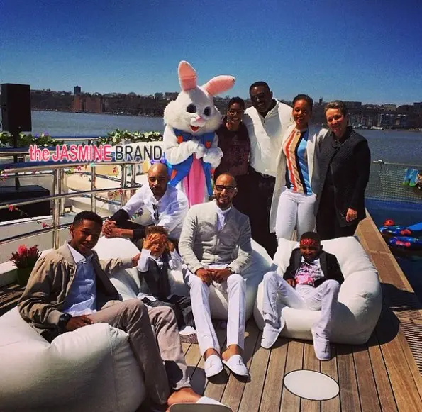 alicia keys-swizz beatz-celebrities-easter 2014-the jasmine brand