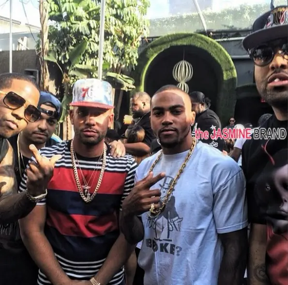 dj drama-desean jackson-celebrities-los angeles la day party-toxic 2014-the jasmine brand