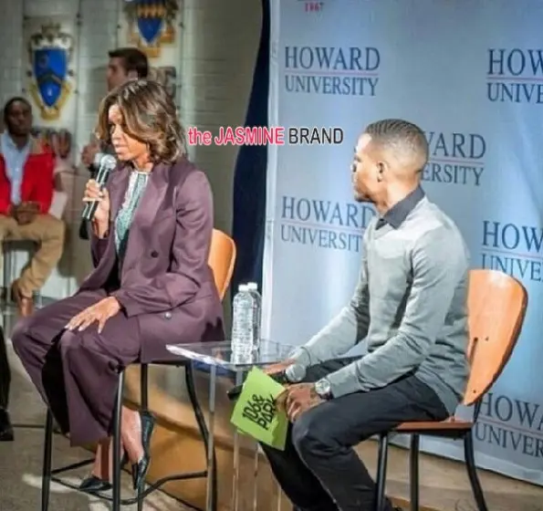 first lady michelle obama-bow wow-visit speak-howard university 2014-i-the jasmine brand