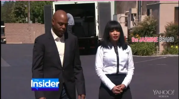 on set-karrine steffans-talks donald sterling-friend v.stiviano-la clippers-the insider 2014-the jasmine brand