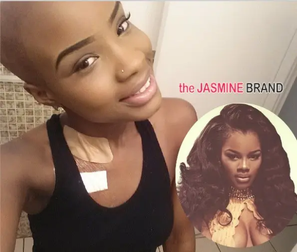 teyana taylor-hair extension line-inspired by fan who had cancer-the jasmine brand