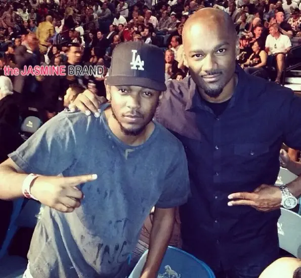 big tigger-kendrick lamar-celebs-mayweather vs Marcos Maidana fight 2014-the jasmine brand