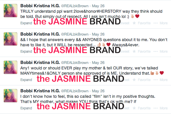bobbi kristina-pissed at new whitney houston movie-says she should play her mother-the jasmine brand