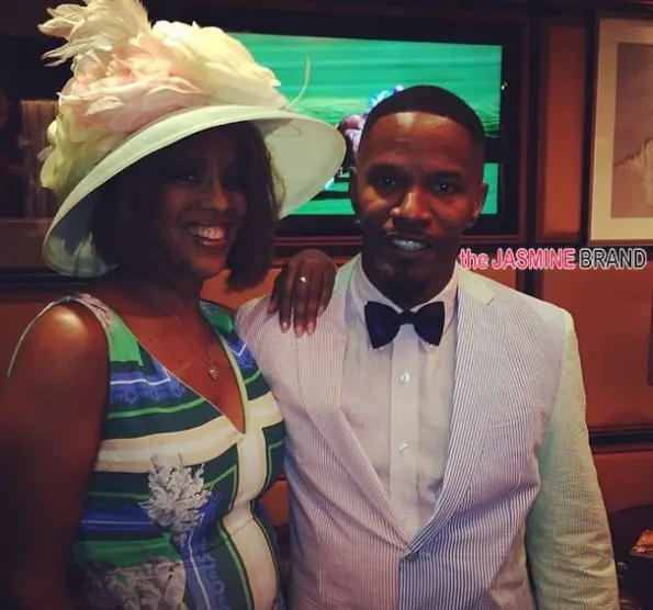 gayle king-jamie foxx-celebs kentucky derby 2014-the jasmine brand