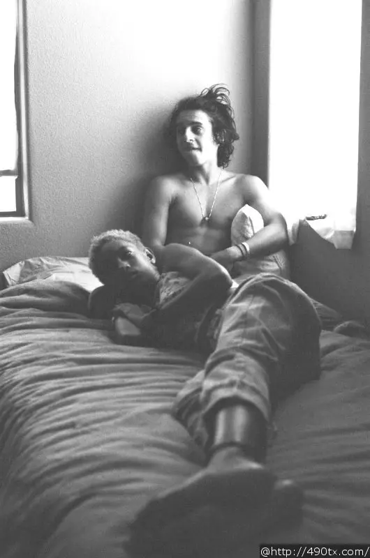 willow smith-in bed-shirtless-moises arias-the jasmine brand