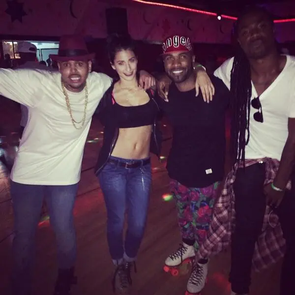 b chris brown skating party the jasmine brand