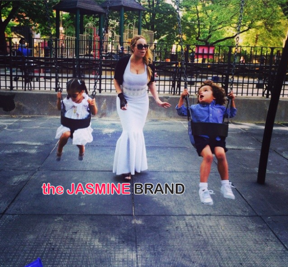 mariah carey-swings with the kids-the jasmine brand