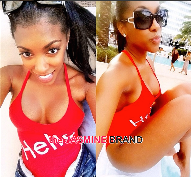 porsha williams-bathing suit selfie-the jasmine brand