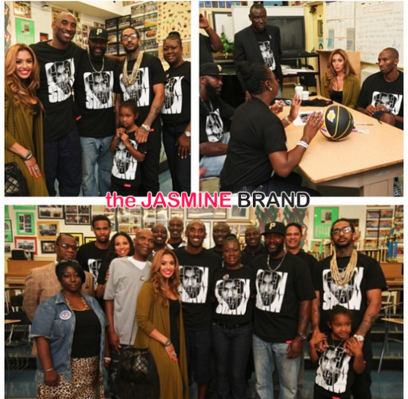 big boy-bishop noel jones-kobe bryant trayvon martin family-peace walk peace talk crenshaw high 2014 the jasmine brand