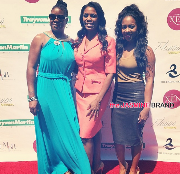 omarosa-miss diddy-trayvon martin family-hosts la brunch xen lounge 2014 the jasmine brand