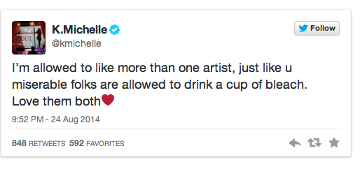 K Michelle Tweet4