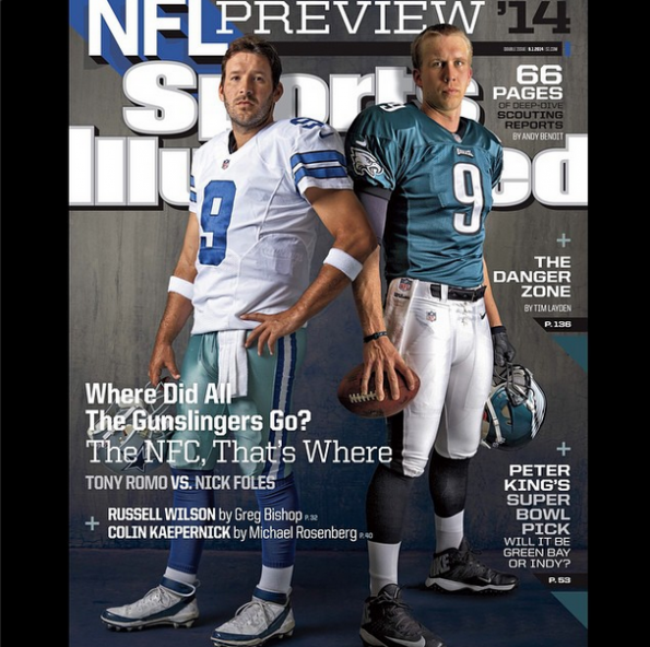 Tony Romo and Nick Foles