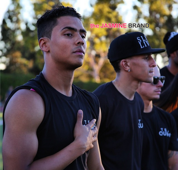 iii-chris brown-quincy-flag football charity game 2014-the jasmine brand