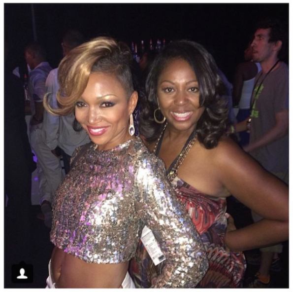 Chante Moore and manager-the jasmine brand