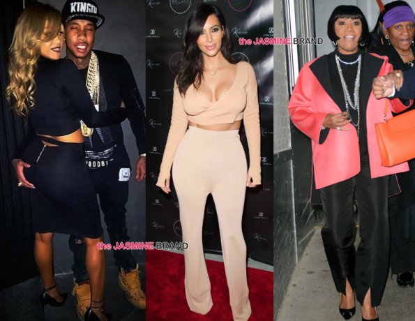 Celebrity Spottings-Tyga With Dollicia-Kim Kardashian-Patti Labelle-the jasmine brand
