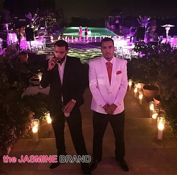 French Montana-Birthday dinner 2014-the jasmine brand